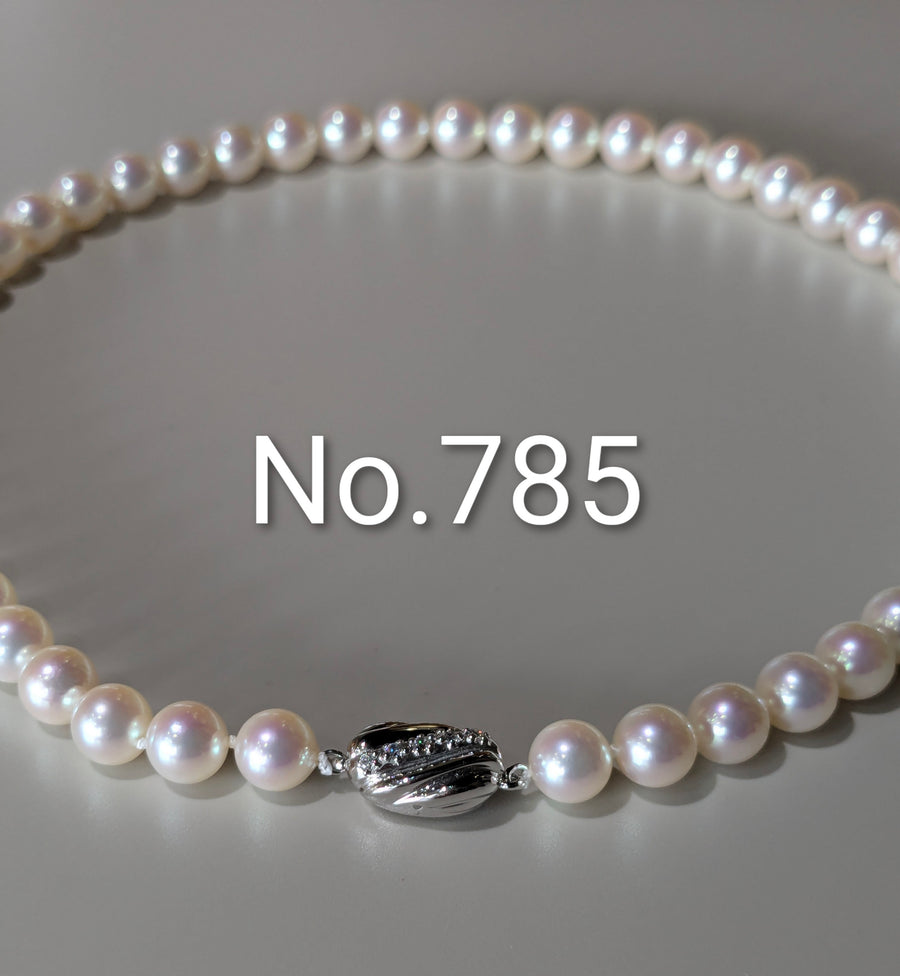 Y様専用　フォーマルネックレス8.0㎜ピンク&3粒スルーネックレス修理