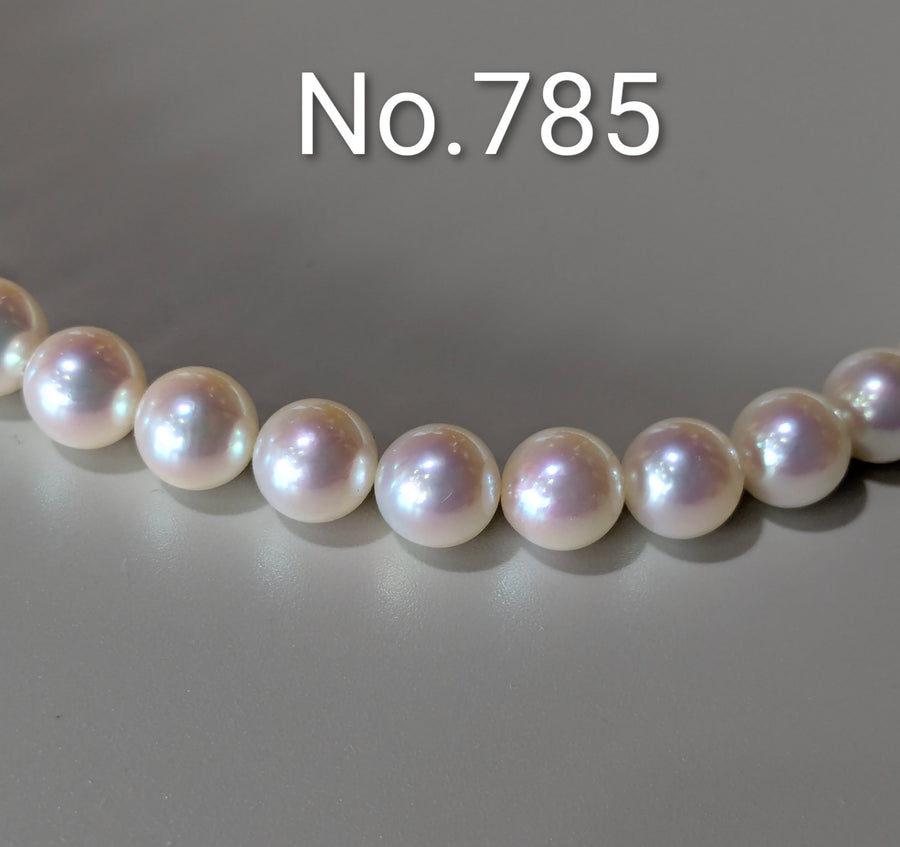 Y様専用　フォーマルネックレス8.0㎜ピンク&3粒スルーネックレス修理