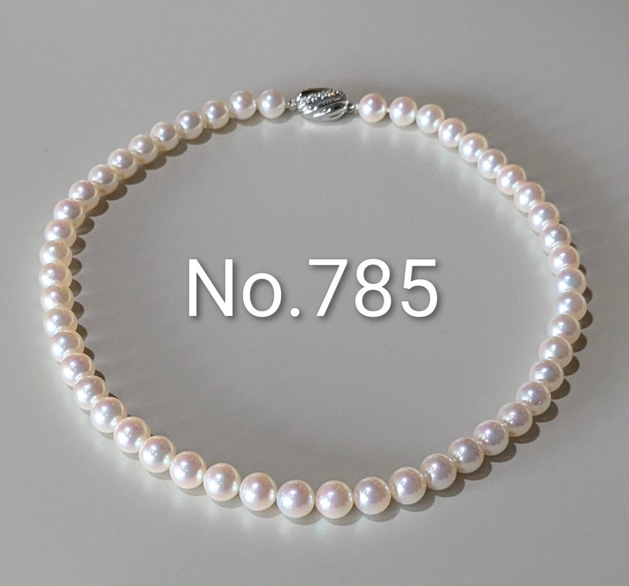 Y様専用　フォーマルネックレス8.0㎜ピンク&3粒スルーネックレス修理