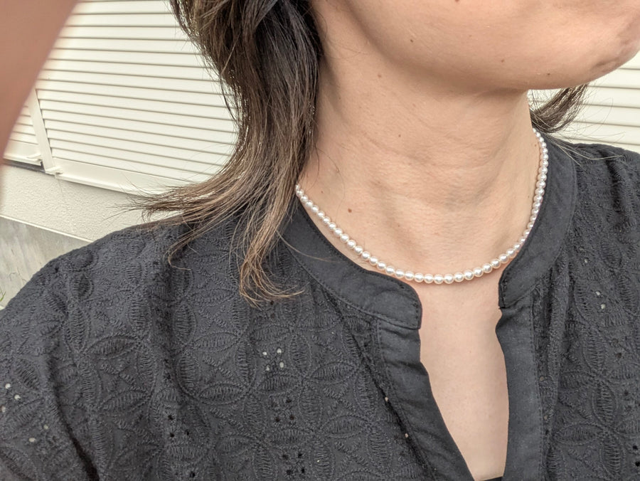 No.25 Formal 1267 Baby Pearl 4.0-5.0mm Necklace