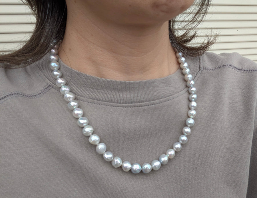 No.25フォーマル1311 バロックネックレス　9㎜　55㎝