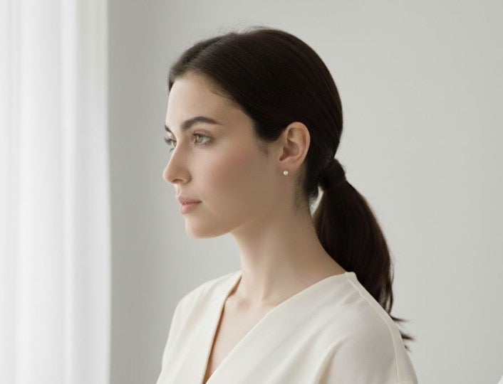 Meno 1 pearl earrings size 3.5mm~6.5mm