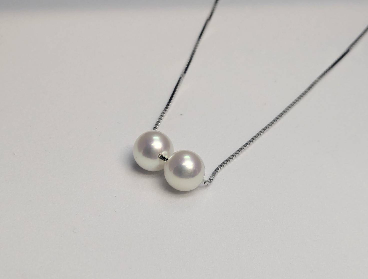 プチ2 宇和島産あこや真珠 2粒スルーネックレス – Yamashita-Pearl