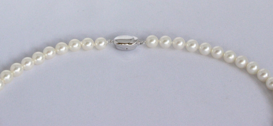 No.22 Formal-435 Pearl Necklace 7.5mm White