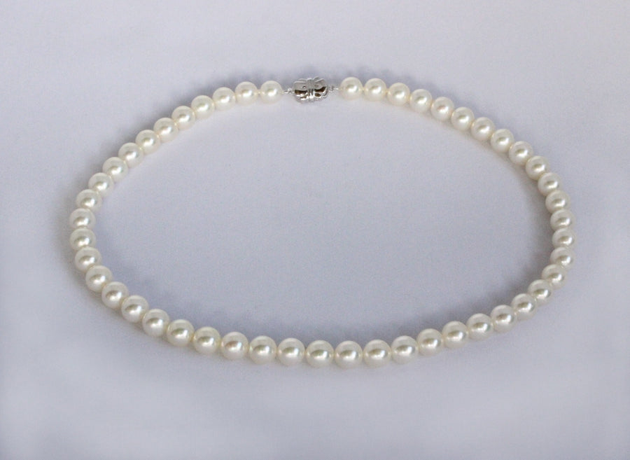 No.20 Formal-199 Pearl Necklace 8.0mm White