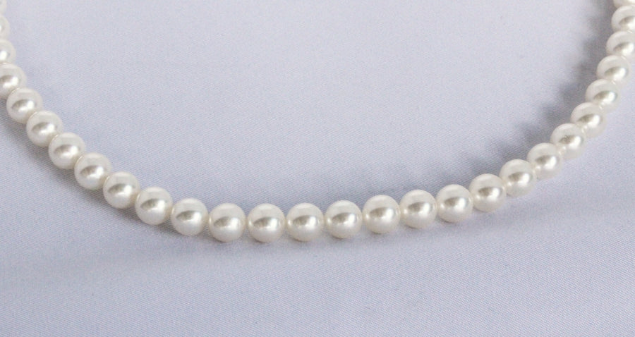 22 号正装-435 珍珠项链 7.5 毫米白色