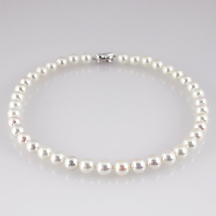 Pearl necklace 10~10.7mm multicolor