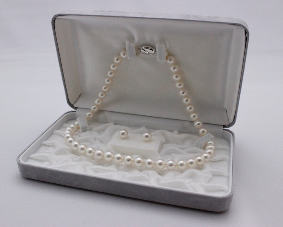 No.19 Formal-175 Pearl Necklace 8.5mm White