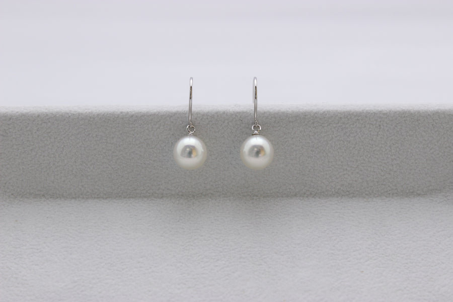 Petit 102 1 珍珠耳环尺寸 7.0-8.5 毫米
