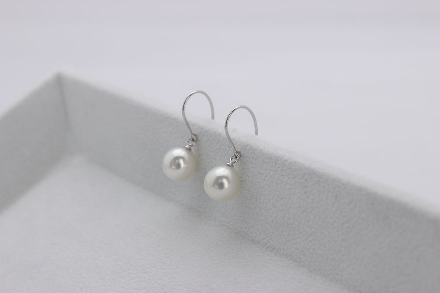 Petit 102 1 pearl earrings size 7.0-8.5mm