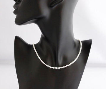 Baby pearl 3.5mm SV chain necklace 229