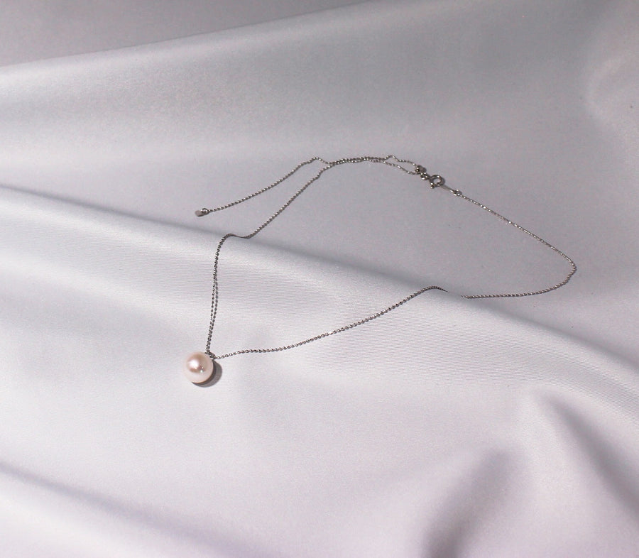 榄尖形 10 毫米 Akoya 珍珠