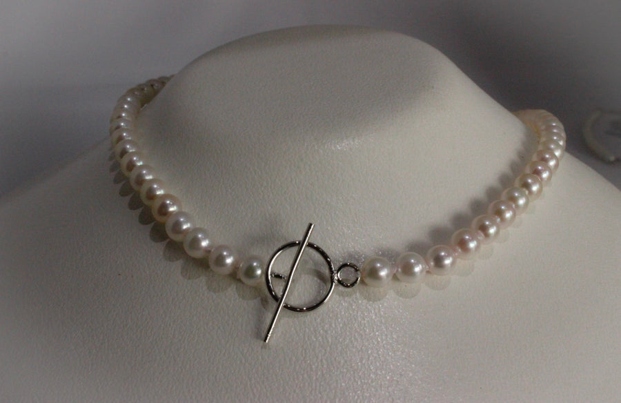 Mantel design necklace baby pearl