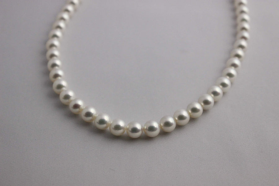 No.19 Formal-172 珍珠项链和耳环套装 8.0 毫米 蓝色 粉色