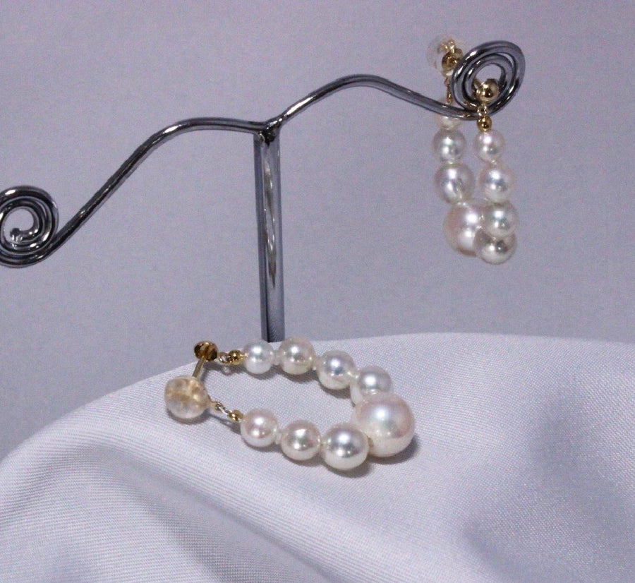 Design earrings K18