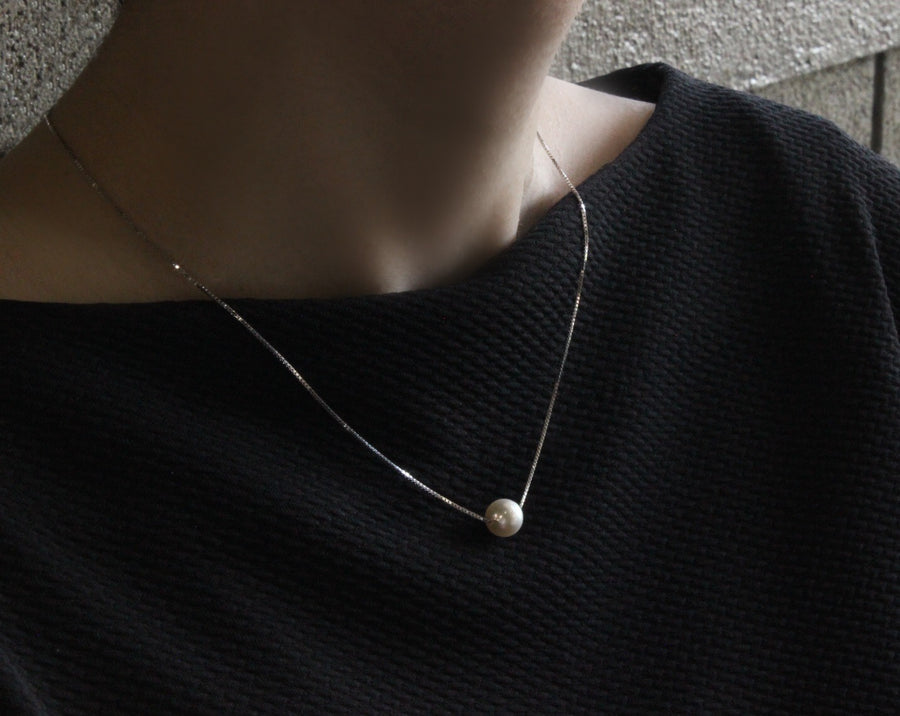 Petit 1 Akoya pearl from Uwajima through necklace