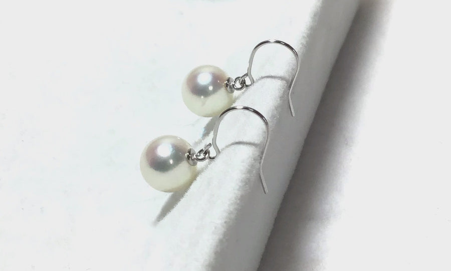 Petit 102 1 pearl earrings size 4.0mm~6.5mm